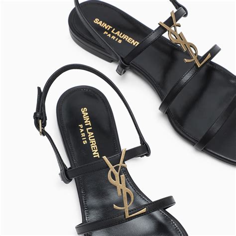 casandra ysl|saint laurent cassandra flat sandals.